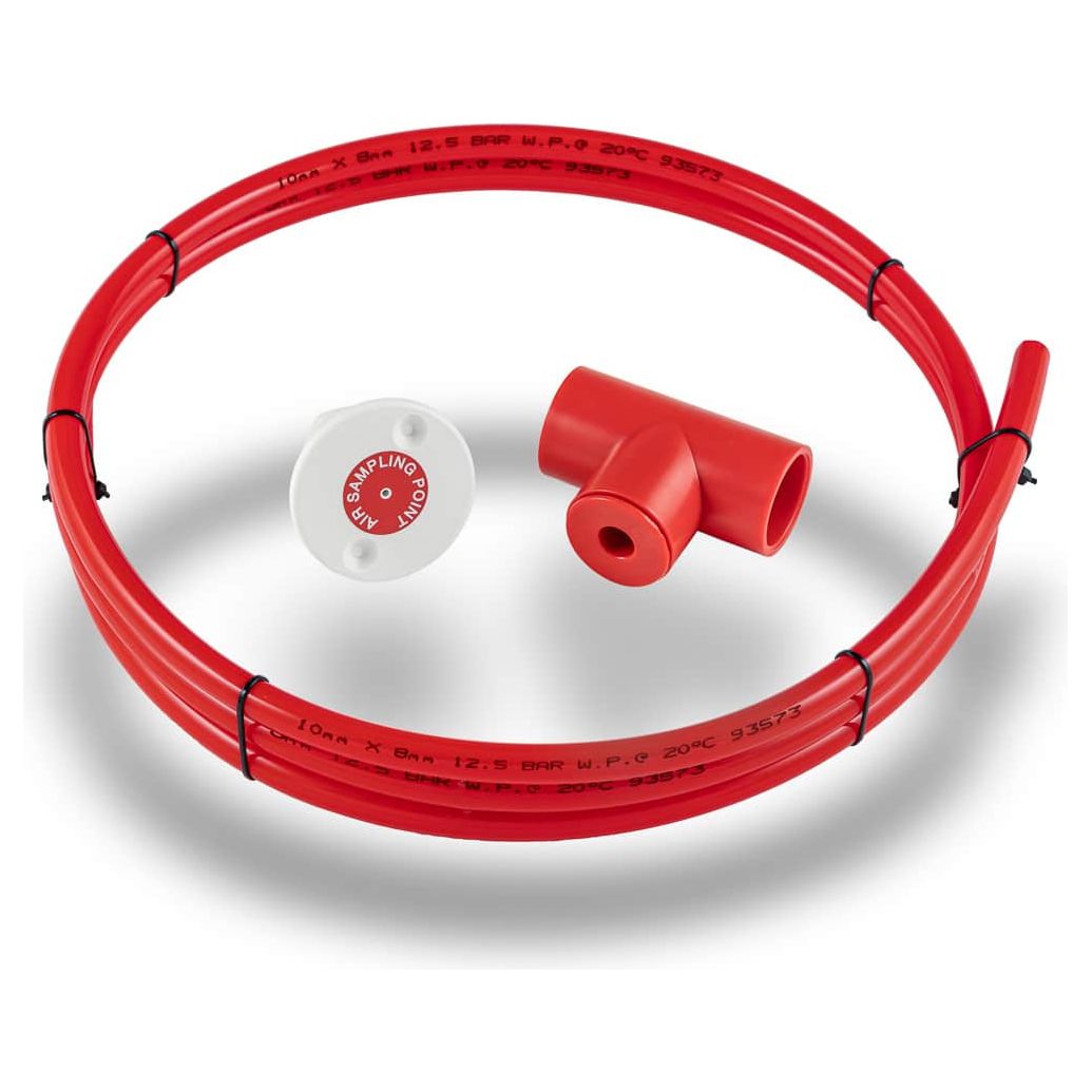 ASD vlak aanzuigpunt incl buis en T-stuk