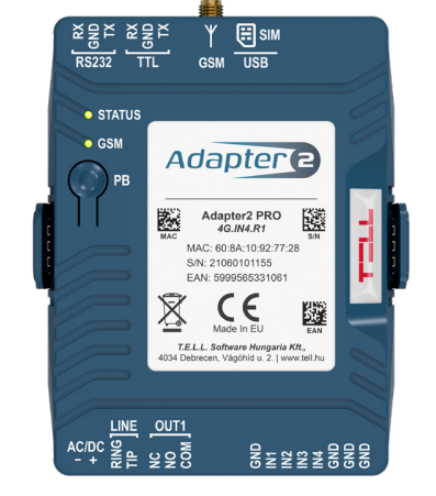 Adapter 2 PRO 4G GSM kiezer